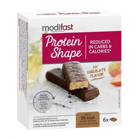 Modifast Protein Shape Barres saveur Chocolat 6 snacks pas cher, discount