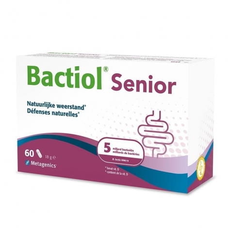 Metagenics Bactiol Senior 60 gélules pas cher, discount