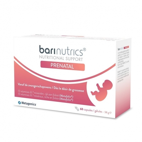 Metagenics BariNutrics Multi Prenatal 60 gélules pas cher, discount