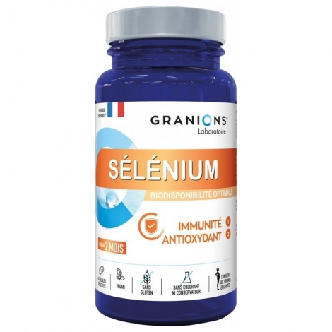 Granions Sélénium Immunité & Antioxydant 60 gélules pas cher, discount