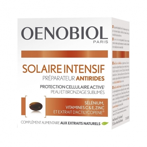 Oenobiol Solaire Intensif Capital Jeunesse / Anti-Âge 30 capsules pas cher, discount