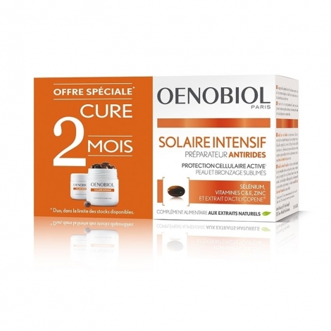 Oenobiol Solaire Intensif Antirides Cure 2x30 capsules pas cher, discount