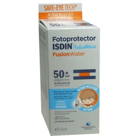 Isdin Fotoprotector Pediatrics Fusion Water SPF50+ 50ml pas cher, discount