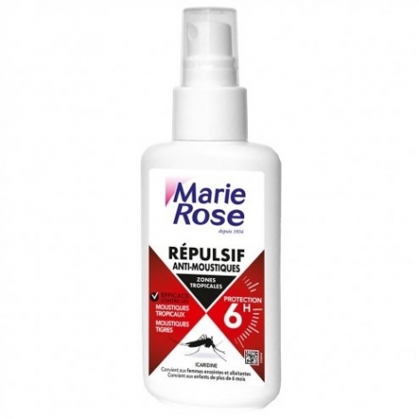 Marie Rose Répulsif Anti-Moustiques Zones Tropicales 6H 100ml pas cher, discount
