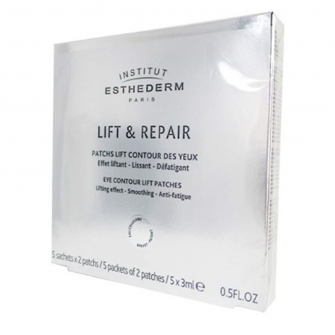 Institut Esthederm Lift & Repair Patchs Lift Contour des Yeux 5 X 2 patchs pas cher, discount
