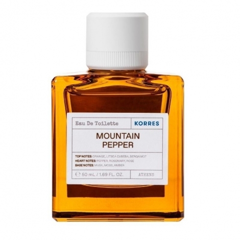 Korres Mountain Pepper Eau de Toilette 50ml pas cher, discount