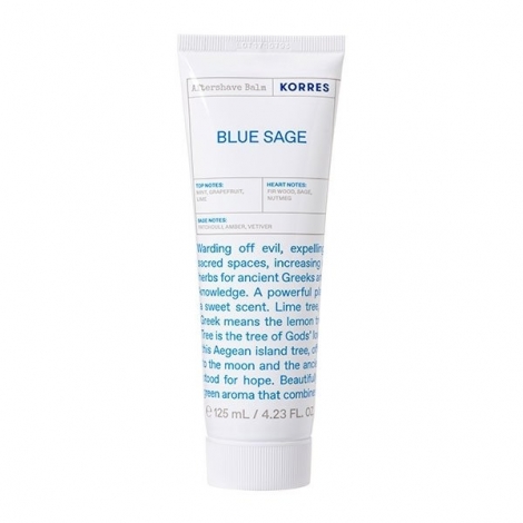 Korres Blue Sage Baume Après-Rasage 125ml pas cher, discount