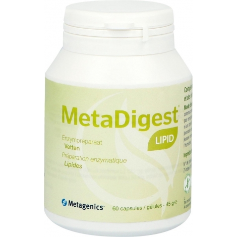 Metagenics MetaDigest Lipid 60 gélules pas cher, discount
