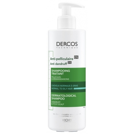Vichy Dercos Shampooing Anti-Pelliculaire Cheveux Normaux à Gras 390ml pas cher, discount