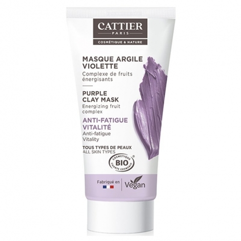 Cattier Masque Argile Violette Bio 30ml pas cher, discount