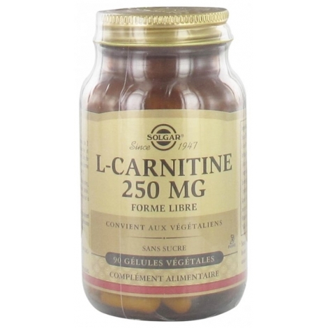 Solgar L-Carnitine 250 mg 90 gélules végétales pas cher, discount