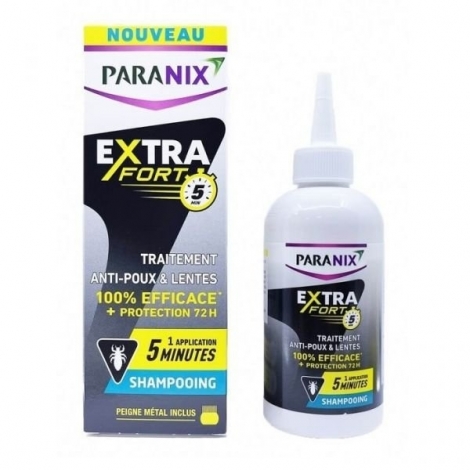 Paranix Extra Fort Shampooing Anti-Poux & Lentes 300ml pas cher, discount