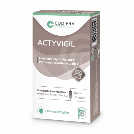 Codifra Actyvigil 30 gélules pas cher, discount
