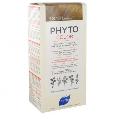 Phyto Phytocolor Coloration Permanente 9.3 Blond Très Clair Doré pas cher, discount