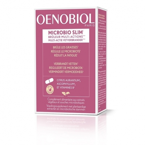 Oenobiol Microbio Slim Brûleur Multi-Actions 60 capsules pas cher, discount
