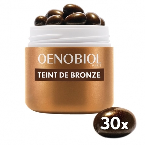 Oenobiol Teint de Bronze / Autobronzant 30 capsules pas cher, discount