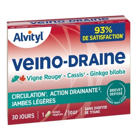 Alvityl Veino-Draine Circulation 30 gélules végétales pas cher, discount