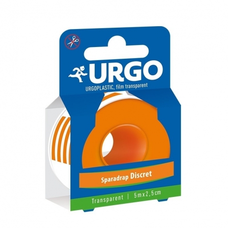 Urgo Urgoplastic Film Transparent Sparadrap Discret 5m x 2,5cm pas cher, discount