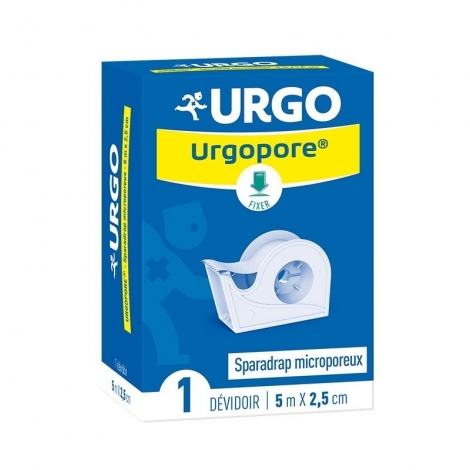 Urgo Urgopore Sparadrap Microporeux 5m x 2,5cm 1 dévidoir pas cher, discount