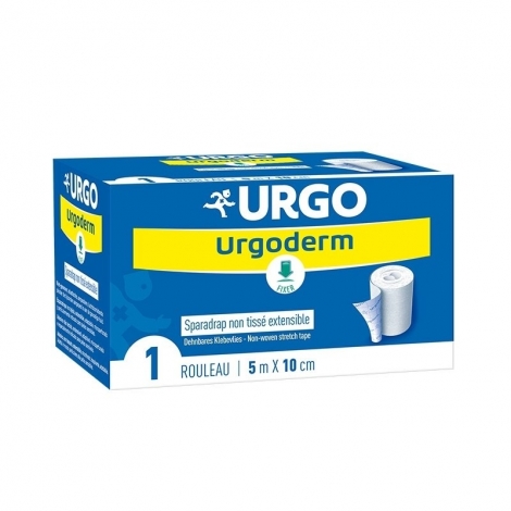 Urgo Urgoderm Sparadrap Non Tissé Extensible 5m x 10cm 1 rouleau pas cher, discount