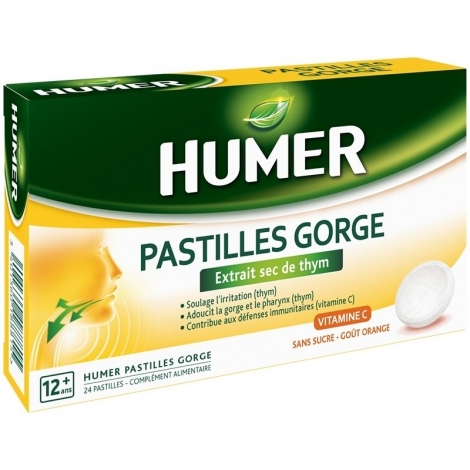 Humer Pastilles Gorge 24 pastilles pas cher, discount