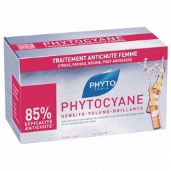 Phyto Phytocyane Traitement Anti-Chute Femme 12 ampoules de 7,5ml