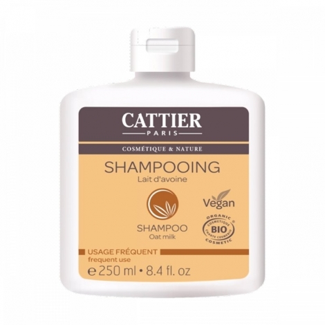 Cattier Shampooing Bio Lait d'Avoine Usage Fréquent 250ml pas cher, discount