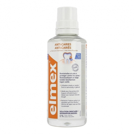 Elmex Solution Dentaire Anti-Caries 400ml pas cher, discount