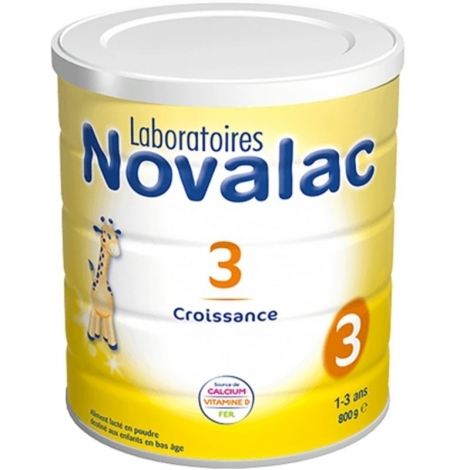 Novalac 3 Croissance 1-3 ans 800g pas cher, discount