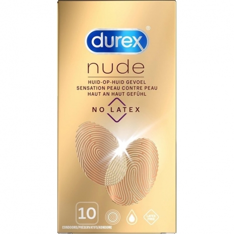 Durex Nude No Latex Preservatifs 10 pièces pas cher, discount