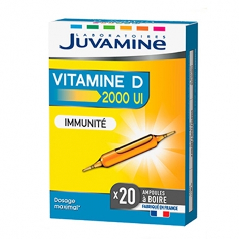 Juvamine Vitamine D 2000UI 20 ampoules pas cher, discount