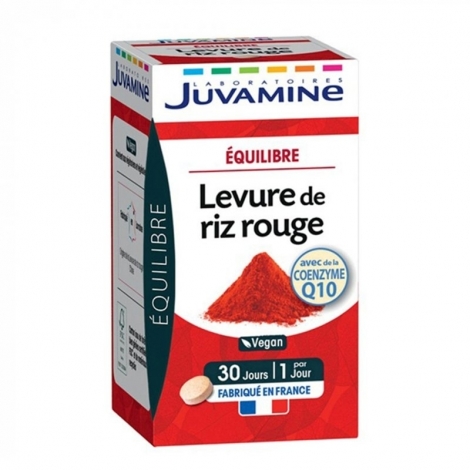 Juvamine Cholestérol Levure de Riz Rouge 30 comprimés pas cher, discount