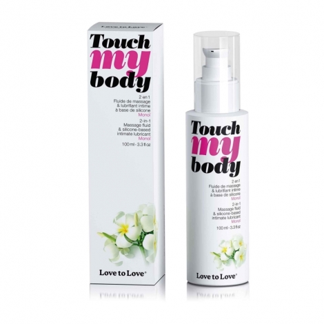 Love to Love Touch my Body Fluide de Massage et Lubrifiant Monoi 100ml pas cher, discount