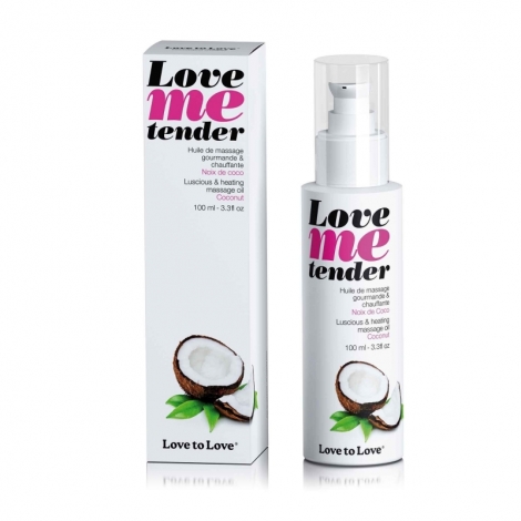 Love to Love Huile de Massage Gourmande et Chauffante Noix de Coco 100ml pas cher, discount