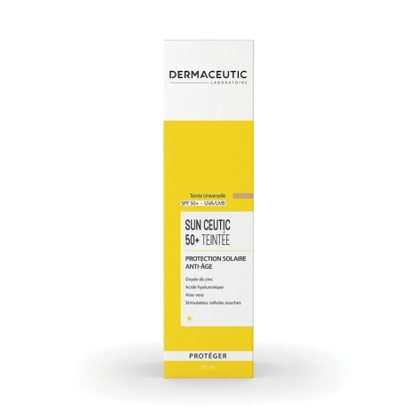 Dermaceutic Sun Ceutic 50+ Protection Solaire Anti-Âge Teinté 50ml pas cher, discount