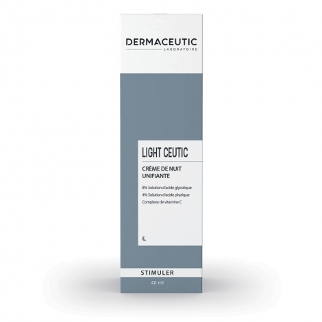 Dermaceutic Light Ceutic Crème de Nuit Unifiante 40ml pas cher, discount