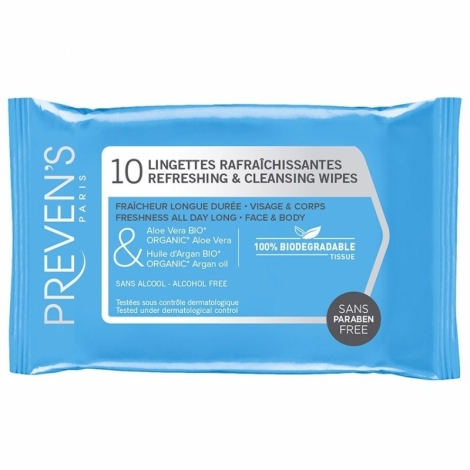 Preven's Lingette Rafraichissante Pocket Sach 1x10 pas cher, discount