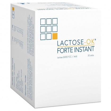 Lactose-Ok Forte Instant 30 sticks pas cher, discount