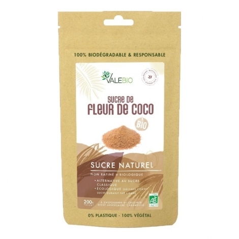 Valebio Sucre de Fleur de Coco Bio 200g pas cher, discount