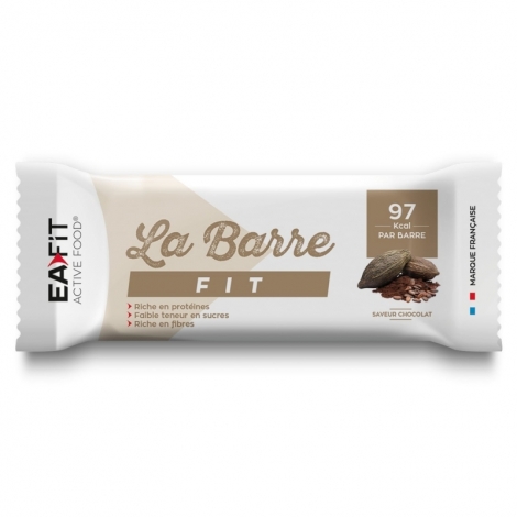 EaFit Active Food La Barre Fit Goût Chocolat 28g pas cher, discount