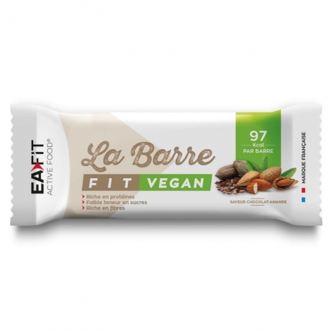 EaFit Active Food La Barre Fit Vegan Goût Chocolat-Amande 28g pas cher, discount