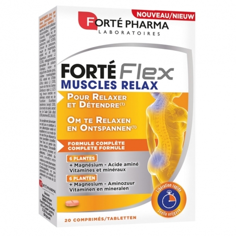 Forte Pharma Forté Flex Flash D-Contract Muscles 20 comprimés pas cher, discount