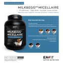 Eafit Milk & Egg 95 Micellaire Saveur Fruits Rouges 750g