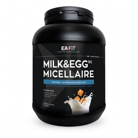 Eafit Milk & Egg 95 Micellaire Saveur Caramel 750g pas cher, discount