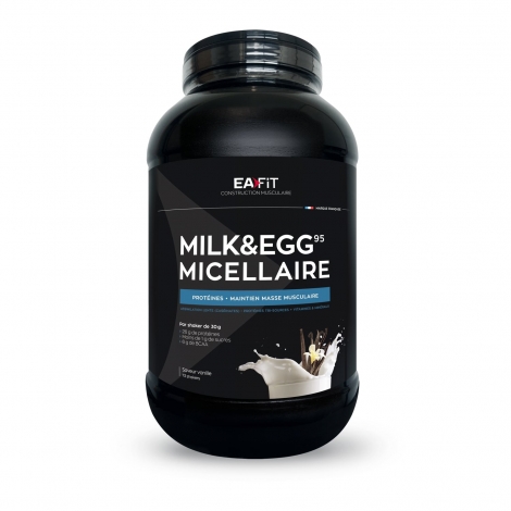 Eafit Milk & Egg 95 Micellaire Saveur Vanille 2,2kg pas cher, discount