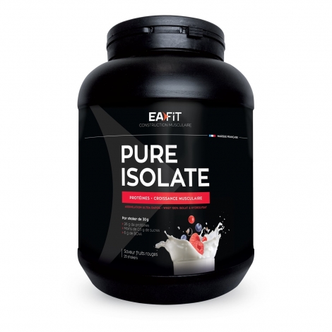 Eafit Pure Isolate Premium Saveur Fruits Rouges 750g pas cher, discount