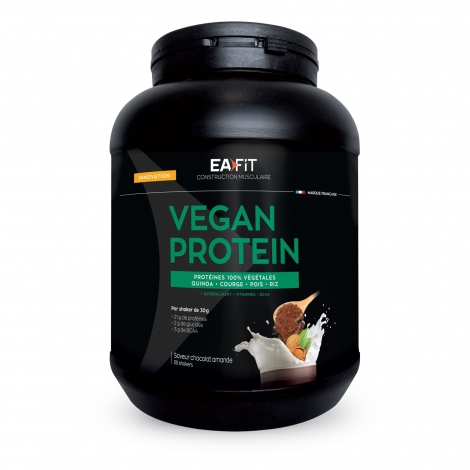 Eafit Vegan Protein Chocolat Amande 750g pas cher, discount