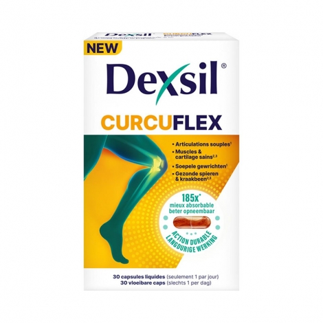 Dexsil Curcuflex 30 capsules liquides pas cher, discount