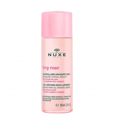 Nuxe Very Rose Eau Micellaire Apaisante 3-en-1 100ml pas cher, discount