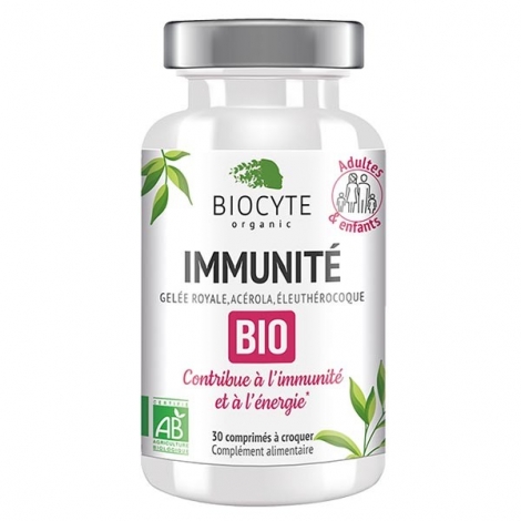 Biocyte Immunité Bio 30 comprimés à croquer pas cher, discount